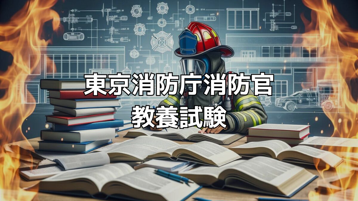 東京消防庁消防官採用試験一類（大卒）の教養試験勉強法