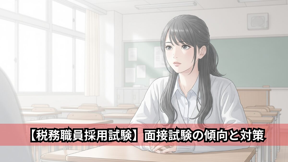 【税務職員採用試験】面接試験の傾向と対策