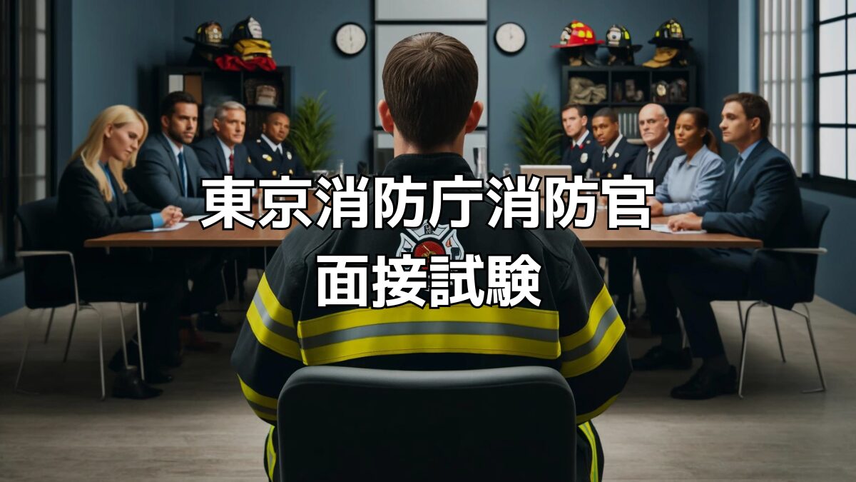 東京消防庁消防官採用試験一類（大卒）の面接試験