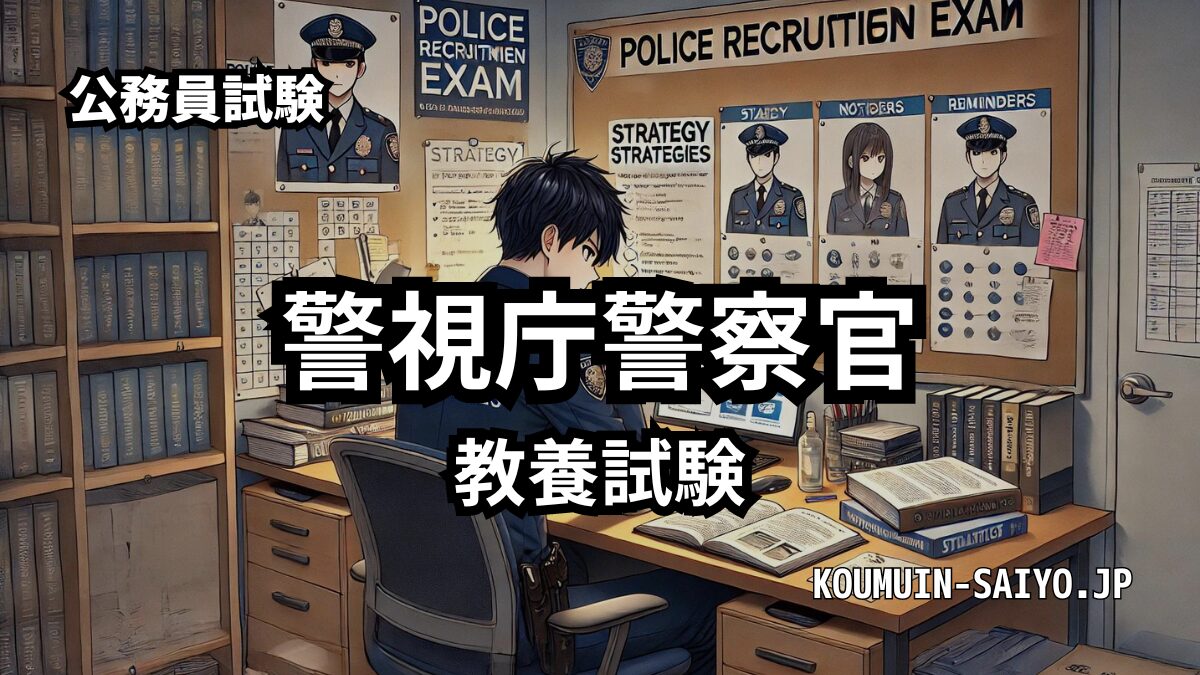 一類・三類】警視庁警察官採用試験 教養科目の内容と勉強方法 | みんなの公務員試験情報サイト