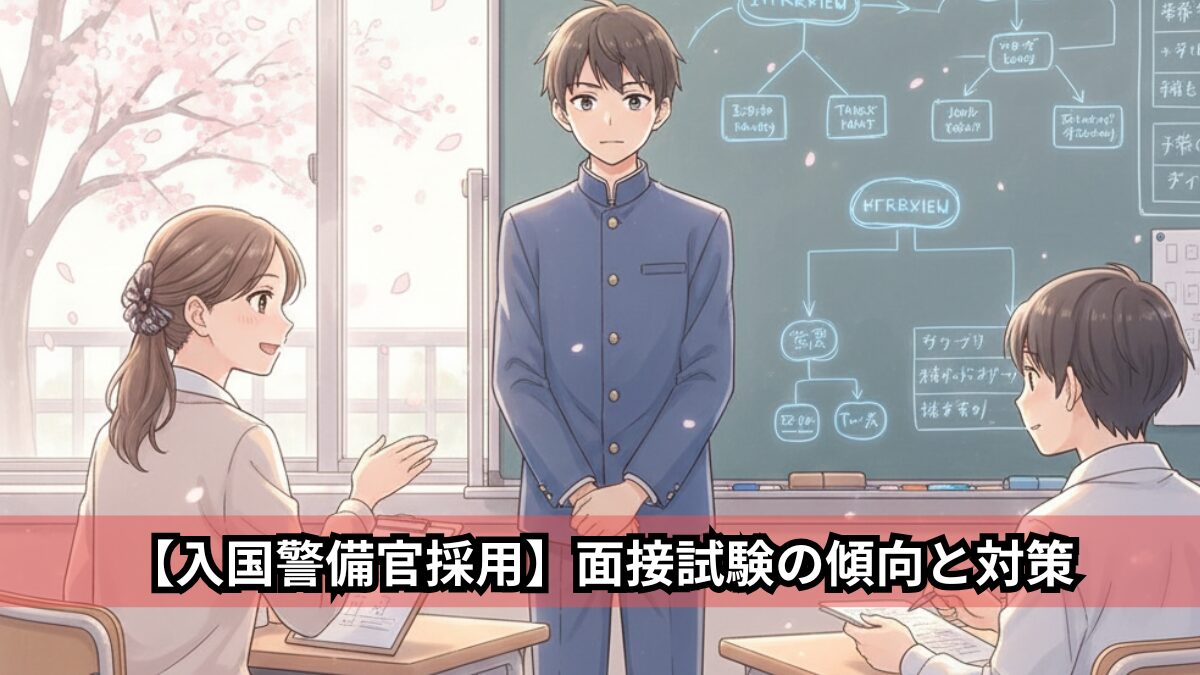 【入国警備官採用】面接試験の傾向と対策