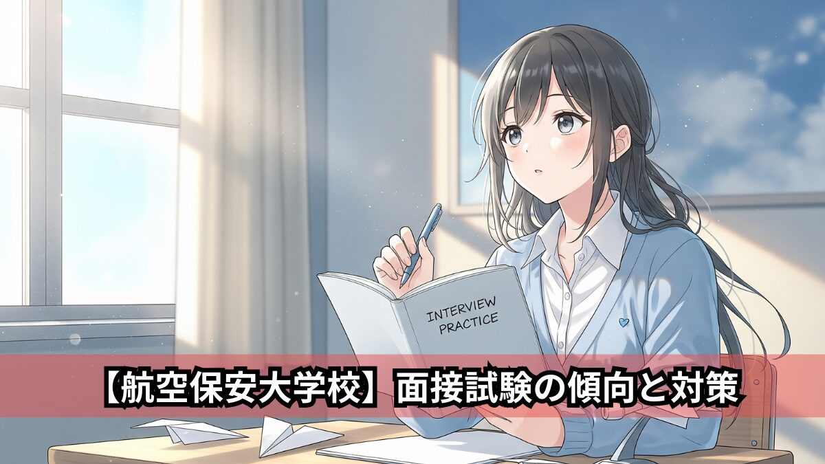 【航空保安大学校】面接試験の傾向と対策