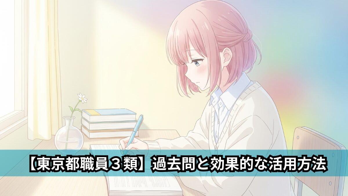 【東京都職員３類】過去問と効果的な活用方法