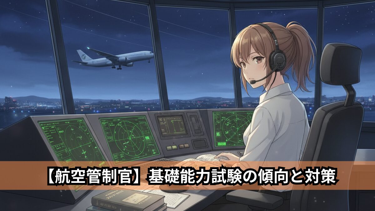 【航空管制官】基礎能力試験の傾向と対策