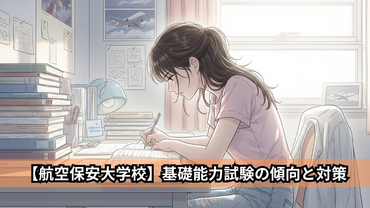 【航空保安大学校】基礎能力試験の傾向と対策