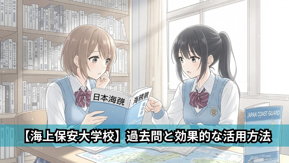 【海上保安大学校】過去問と効果的な活用方法