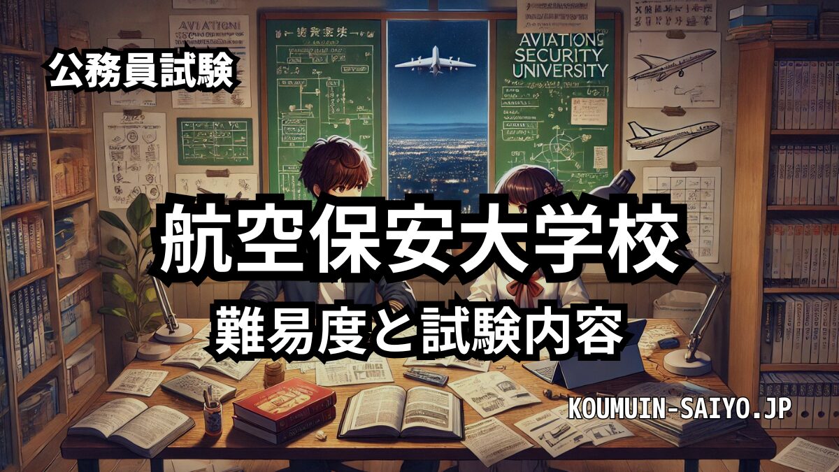 航空保安大学校の入試難易度