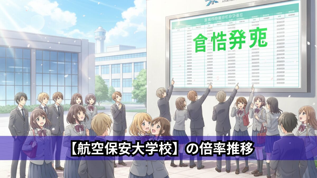 【航空保安大学校】の倍率推移