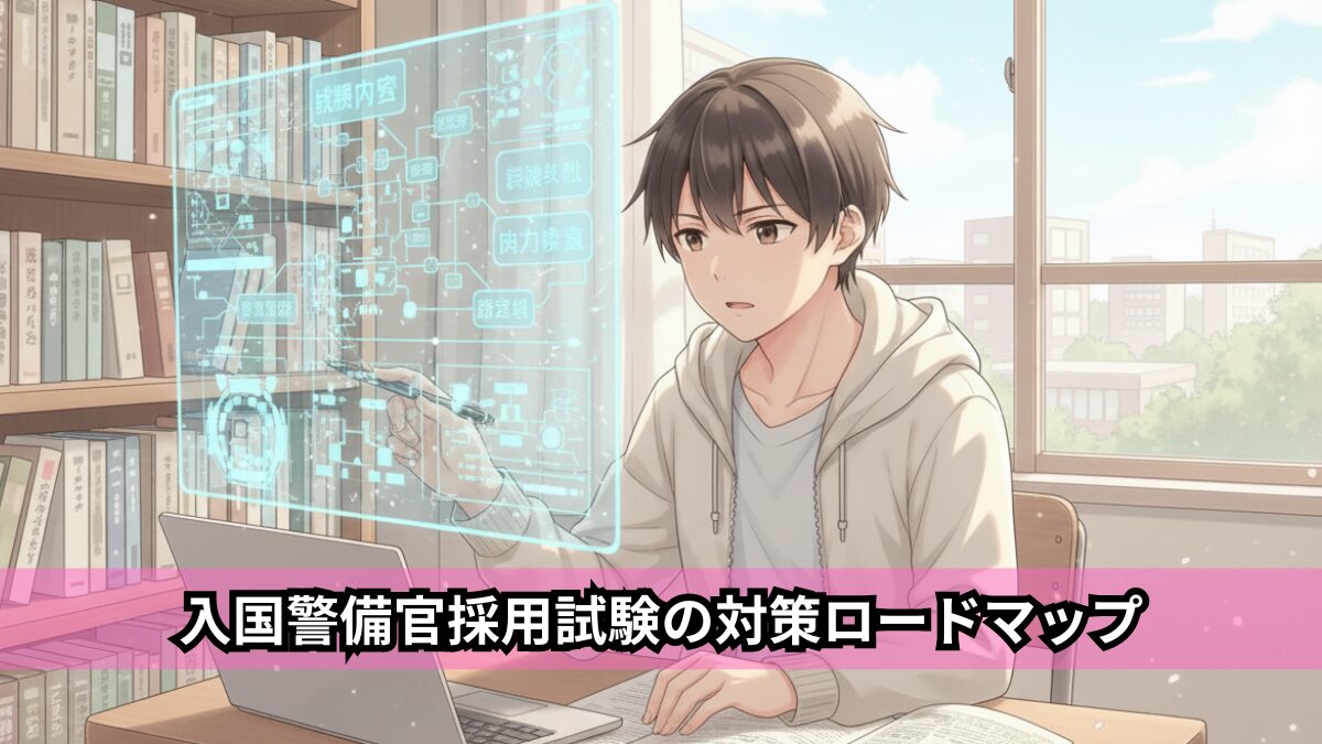 入国警備官採用試験の対策ロードマップ