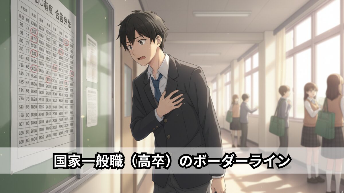 国家一般職（高卒）のボーダーライン