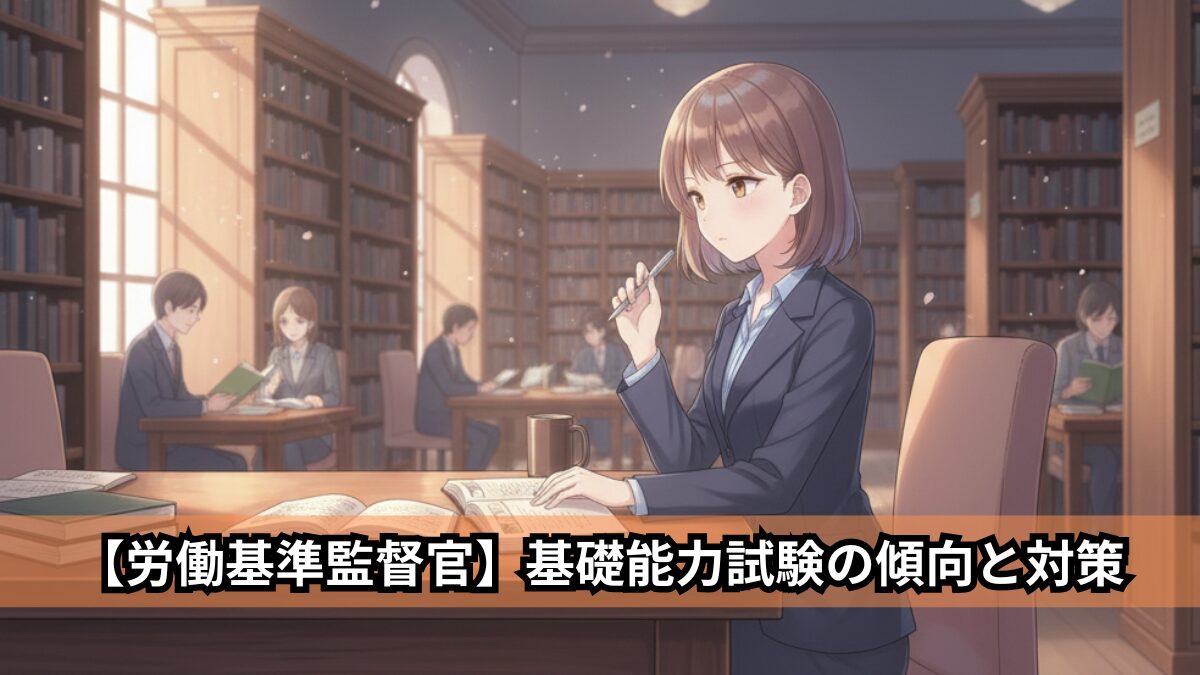 【労働基準監督官】基礎能力試験の傾向と対策