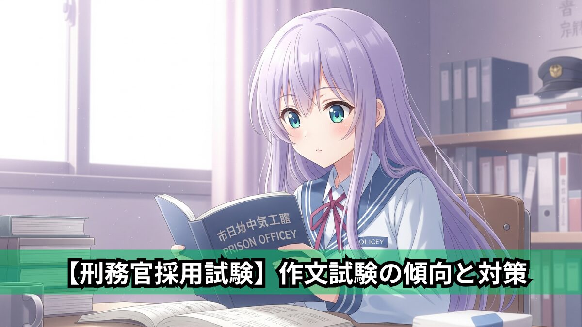 【刑務官採用試験】作文試験の傾向と対策