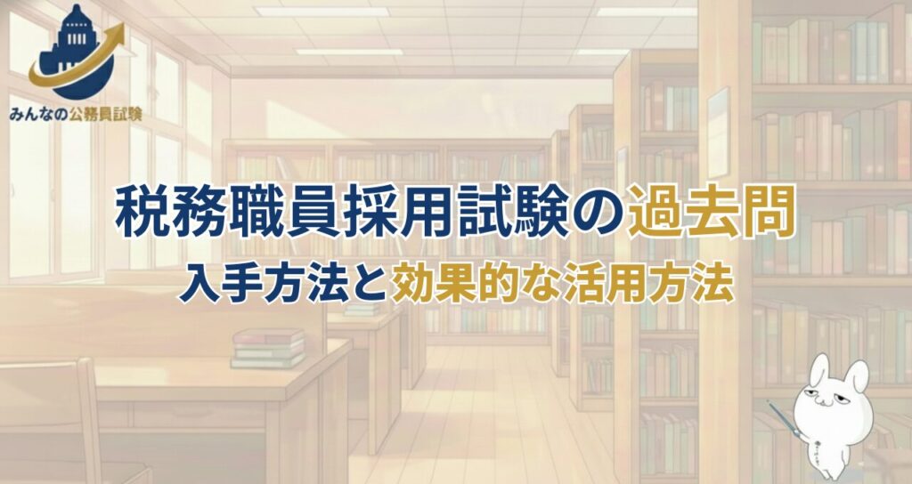 税務職員採用試験の過去問｜入手方法と効果的な活用方法