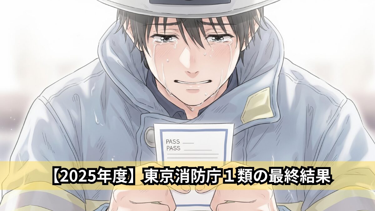 【2025年度】東京消防庁１類の最終結果