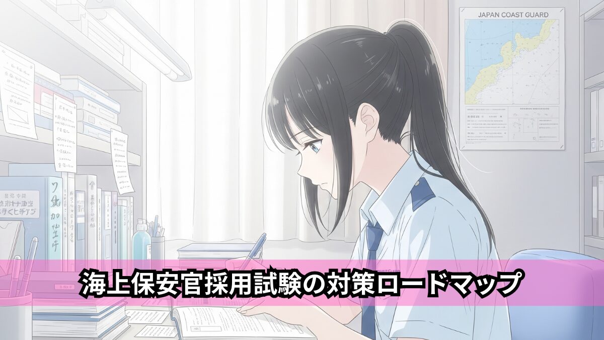 海上保安官採用試験の対策ロードマップ