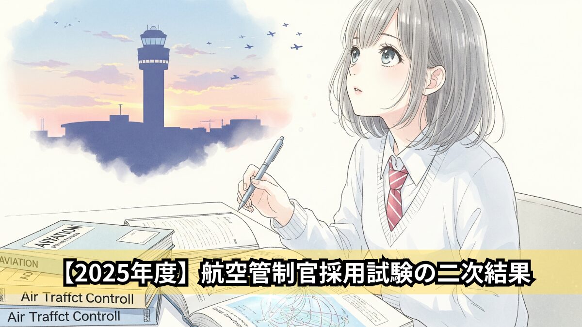 【2025年度】航空管制官採用試験の二次結果