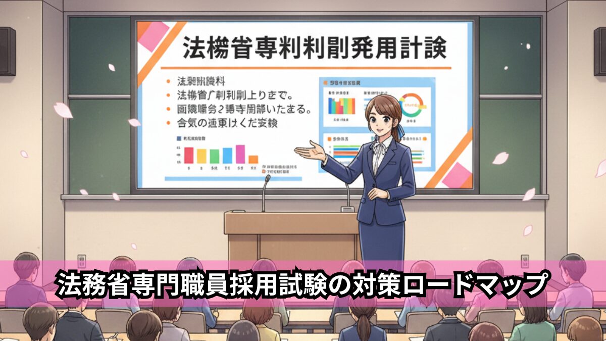 法務省専門職員採用試験の対策ロードマップ