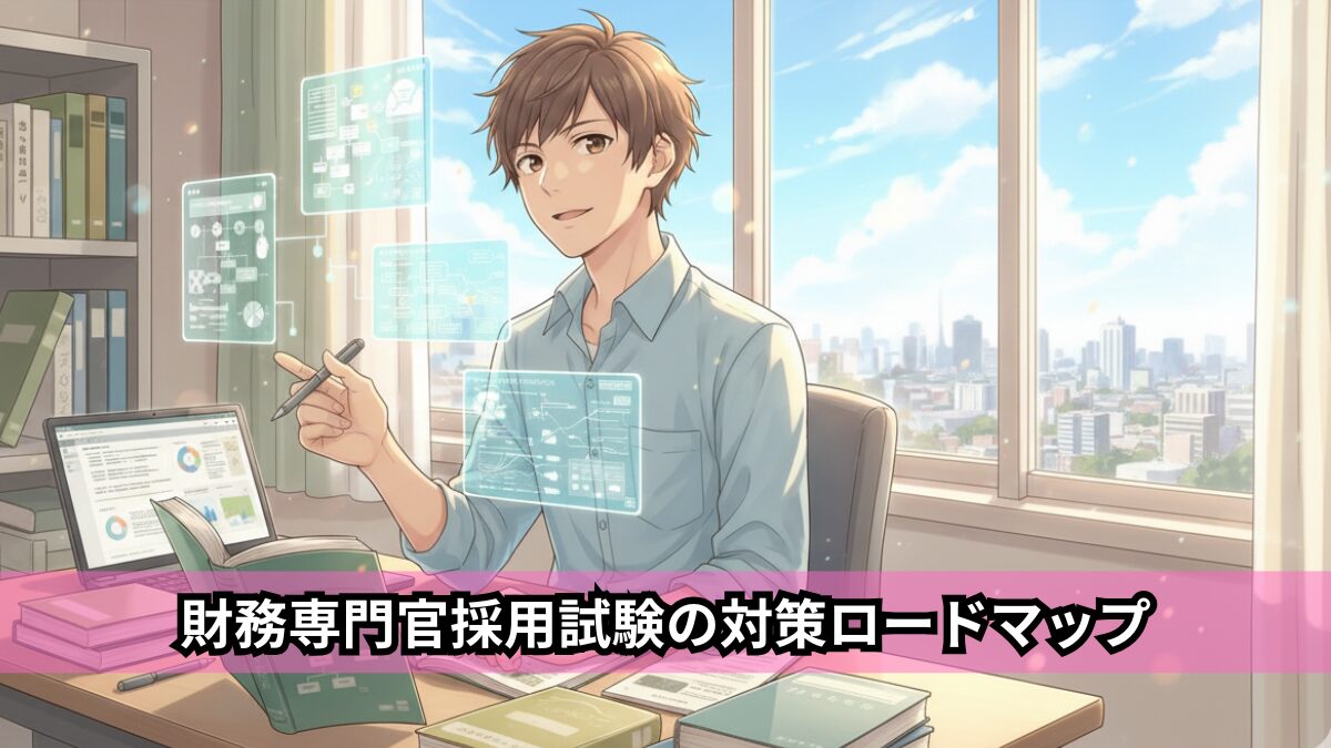 財務専門官採用試験の対策ロードマップ